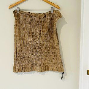 Wilson's leather Shirred Skirt NWT Size 14
